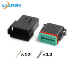 DT06-12SB/DT04-12PB Deutsch type waterproof connector 12p male and female plug harness connector with terminal