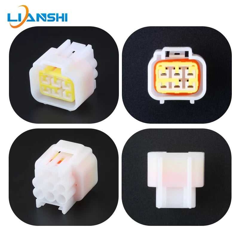 FW-C-6F-B/FW-C-6M-B Automotive waterproof connector Connector 6p harness plug rubber shell with terminal