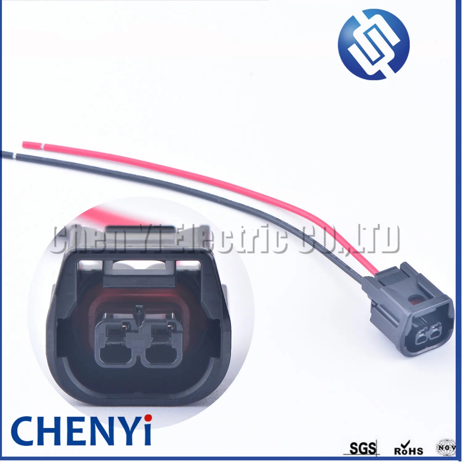 2 Pin auto waterproof connector LED Headlights Daytime Running Light Fog Light wiring harness plug 6189-7408 6181-6851 for Honda