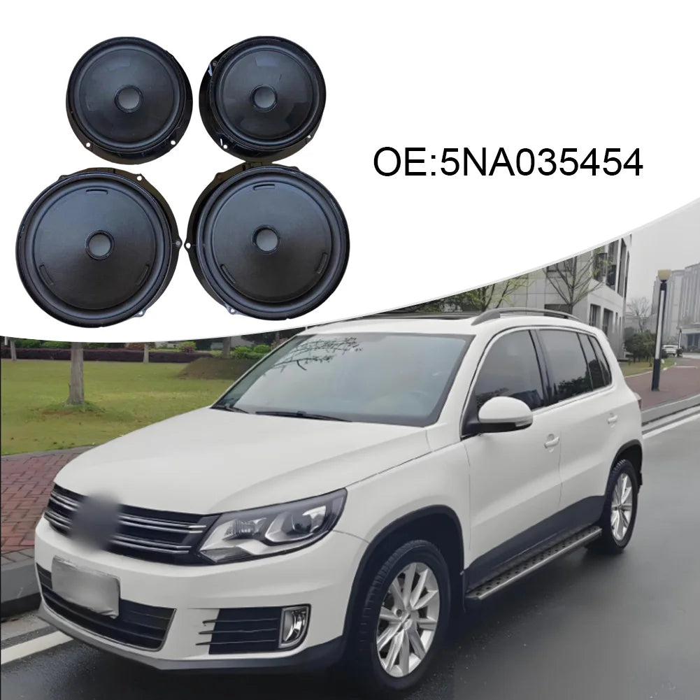 1 PC Car Rear Front  Door Speaker Subwoofer 5NA035454 5NA035453 For  Tiguan 2 II 2017-2019 Replacement Plastic Car Interior Part