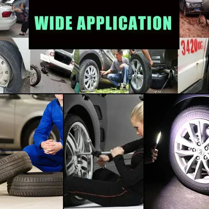 Vacuum Tyre Repair Rubber Nails Set Tire Puncture Repair Tool for Wheels Car Motorcycle Scooter Bicycle Tubeless Rubber Nail kit
