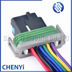 12 Pin female automotive waterproof Miniature connector motorcycle tachometer Wire harness plug DJ7127A-0.8-21 For Harley
