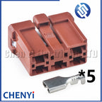 5 Pin Automotive connector wire harness Plug 6098-0216 6098-0218 1121500563MA001 H5HD25F For Honda