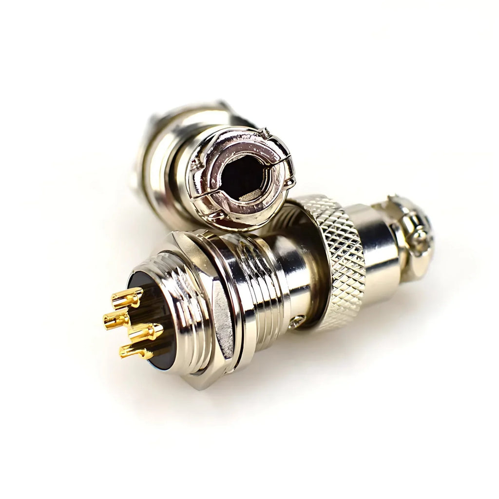 5/20/100 Sets Gold Plated Male&Female Docking Aviation Plug Circular Connector GX16 2 3 4 5 6 7 8 9Pins Electric Wire Connector