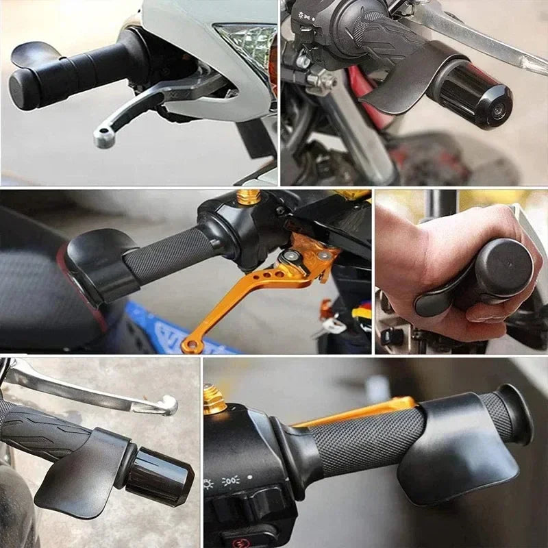 Motorcycle Universal Throttle Grip Motorcyle Cruise Control Cruise Assist Hand Rest Control Grips Accelerator Handlebar Amagi