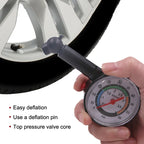 Car Tire Pressure Gauge Auto Tire Inflation Pressure Gauge High Precision Meter Detector Portable Mini Air Pressure Gauge