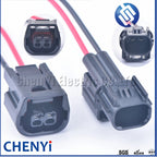 2 Pin auto waterproof connector LED Headlights Daytime Running Light Fog Light wiring harness plug 6189-7408 6181-6851 for Honda