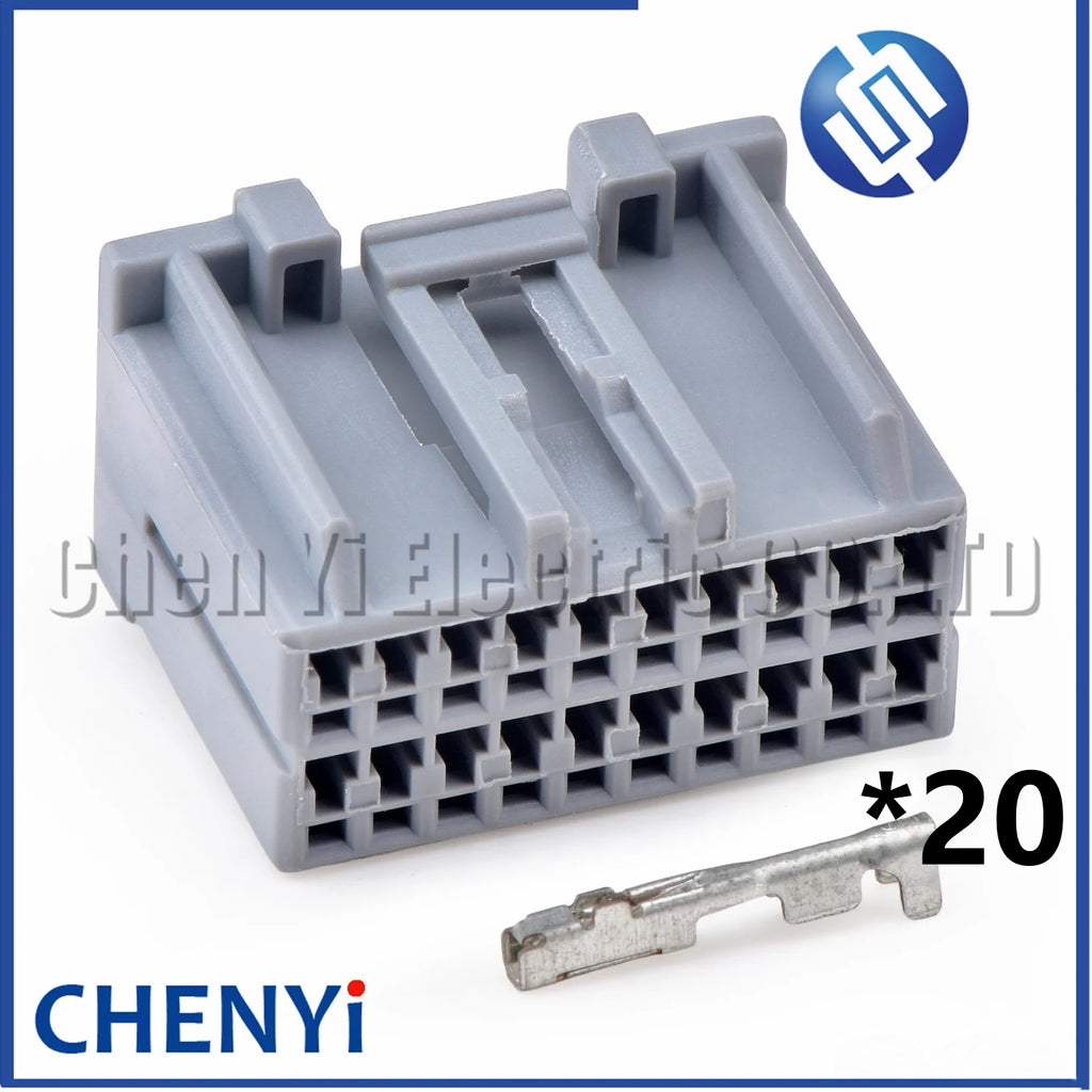 20 Pin not waterproof auto connectors plug 179057-6 auto accessories wire connection Wire harness plug 179057-2 35564-2015