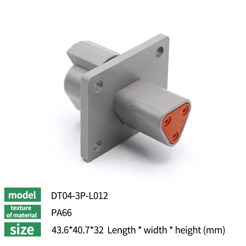 5/10/20Sets Deutsch DT Waterproof Connector Electrical Wire Socket Plug For Car 2P/3P/4P/6P/8P Kit Box Suit DT06-4S DT04-2P DT06