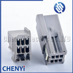 1 Set 6 Pin male female Auto Rear Camera Wire Sockets Car Connector Seat plug 7282-6454-40 7283-6454-40 For Ford Focus Mondeo