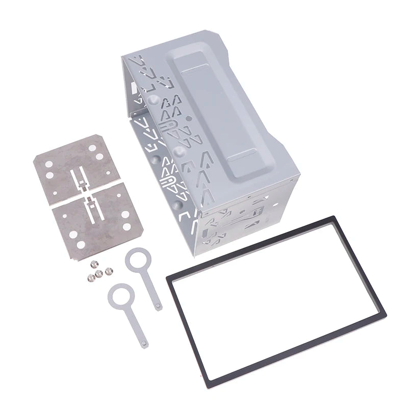 Auto Panel Audio Dash Mount Kit Box Fittings Kit Universal Radio Head Unit Installation Frame