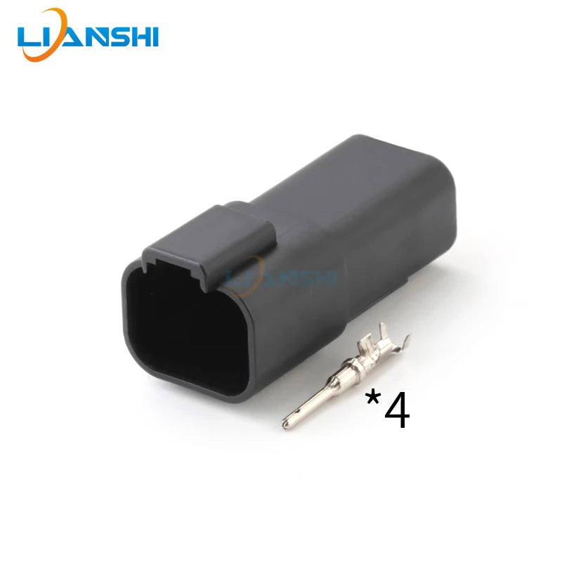 DT04-4P DT06-4S Auto waterproof connector 4pin waterproof connector with terminal
