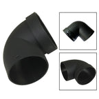 75mm Diesel Air Heater Pipe L-shaped Connector Air Ducting Pipe Elbow Outlet Connector High Temperature Resistant