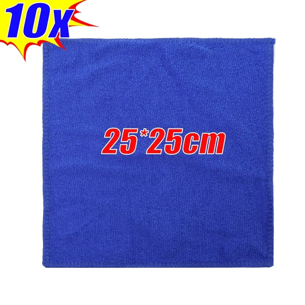 1/30Pcs Microfiber Towels Car Wash Drying Cloth Towel Household Cleaning Cloths Auto Detailing Polishing Cloth Home Clean Tools