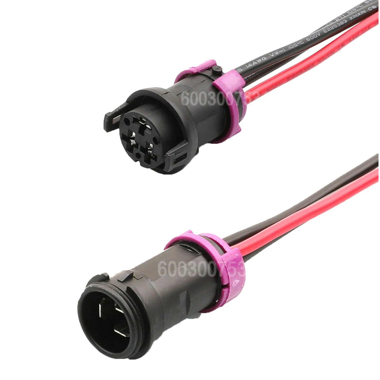 3 Pin Connector Unsealed Series Male Female  Connector Cable Plug Motorcycle Electrical Harnesses Wiring Harness DTM04-3P