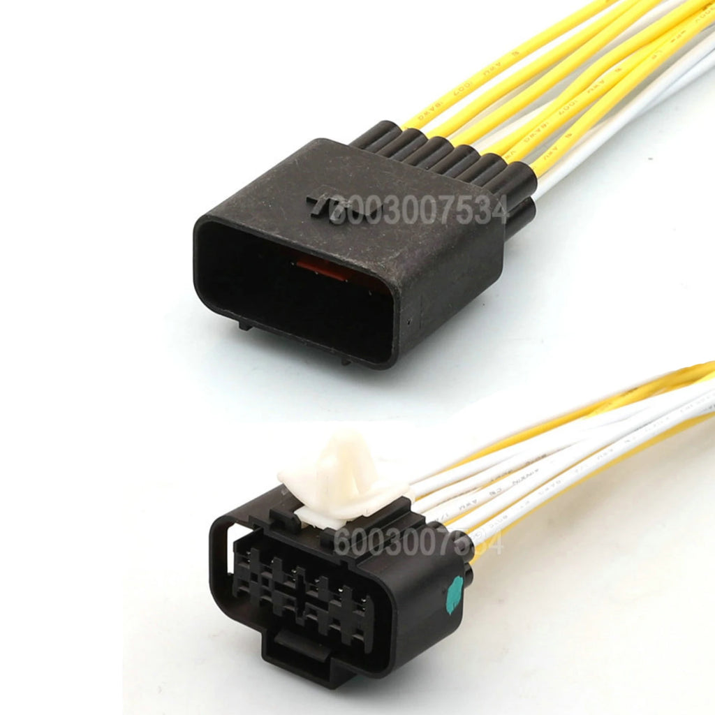 12 Pin Connector Waterproof 1.2mm Male Female Connector Motorcycle Electrical Harnesses Wiring Harness 2297911-1 2297907-1
