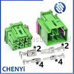 6 Pin Auto Instrument circuit control connector Car seat plug 4F0937731F 4F0937741F 4F0 937 731F 4F0 937 741F