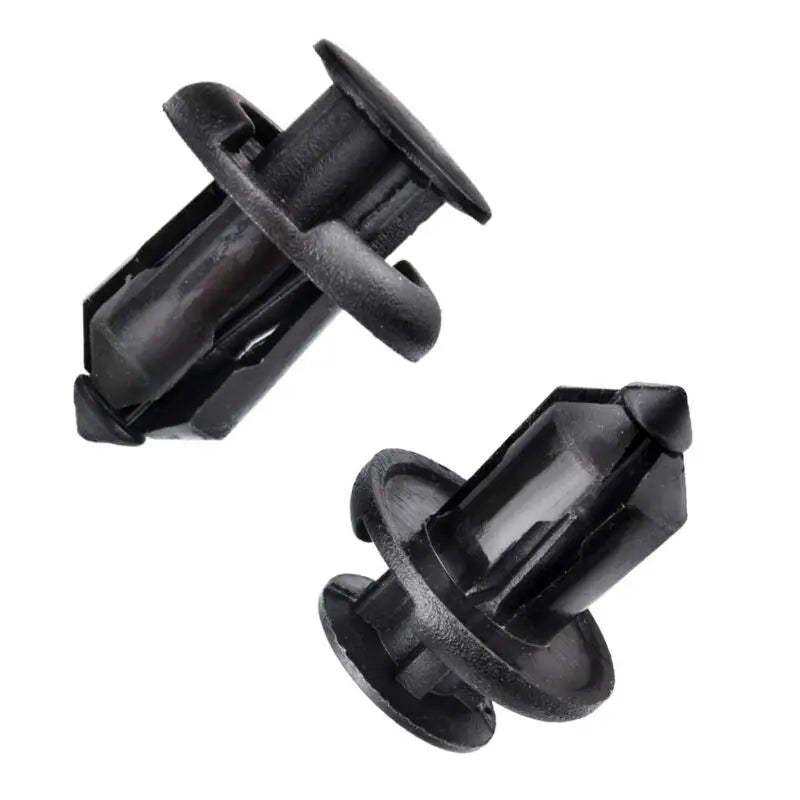 50 Pcs Car Bumper Retainer Clips Nylon Rivet Fastener Bumper Clip Retainer Screw Fender For Honda Door Trim Panel Retainer