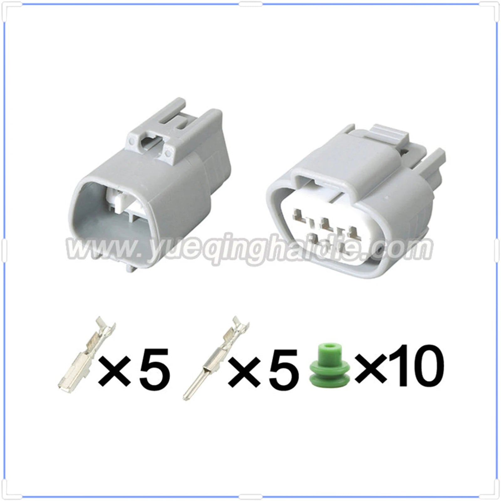 5 Pin Connector Waterproof 2.2mm Male Female Connector Auto Wiring Harness Cable Plug for Toyota Nissan 6188-0327 6189-0504