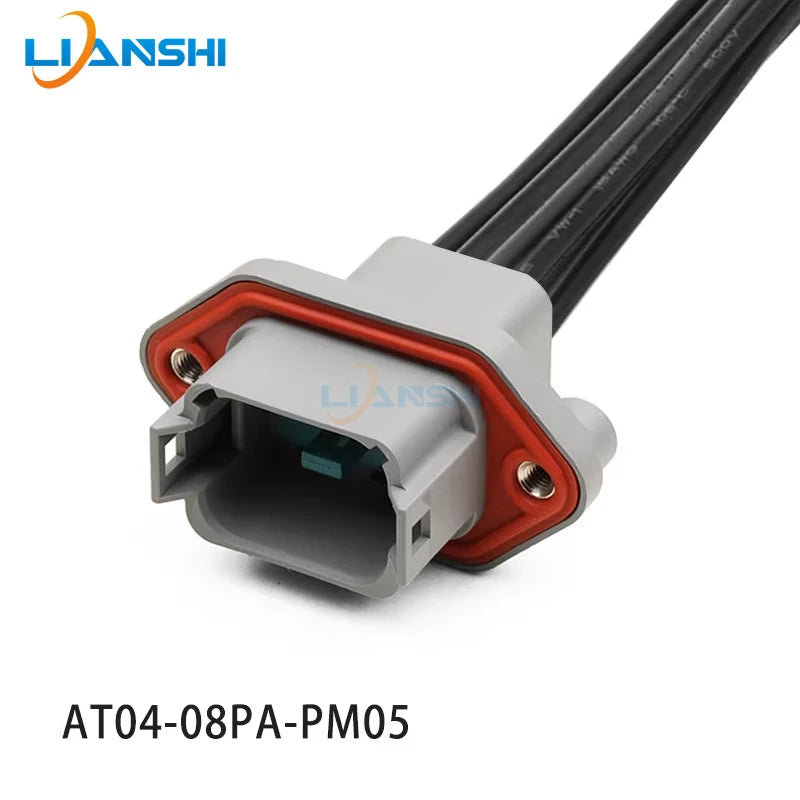AT04-08PA-PM05 New Energy Low-Voltage Socket Header Connector Plug-In Connector 8-Wire Flange Fixed Wiring
