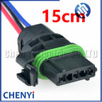 3 Pin 2.8 Series Auto motor connector For Nissan Teana Sylphy Bluebird Tiida Qashqai car headlight adjustment harness Plug