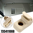 1Pcs Sun Visor Holder Mount 735411088 For Fiat Grande Punto Etc Car Interior Sun Visor Cap Clip Hook Fixing Clips