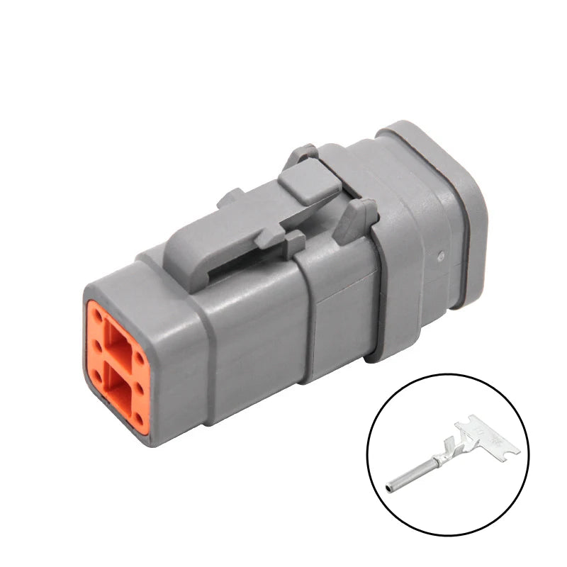 Automotive connector DTM06-2S-E007 waterproof connector DTM04-12PA-E007 male Female high cover plug DTM06-6S-E007
