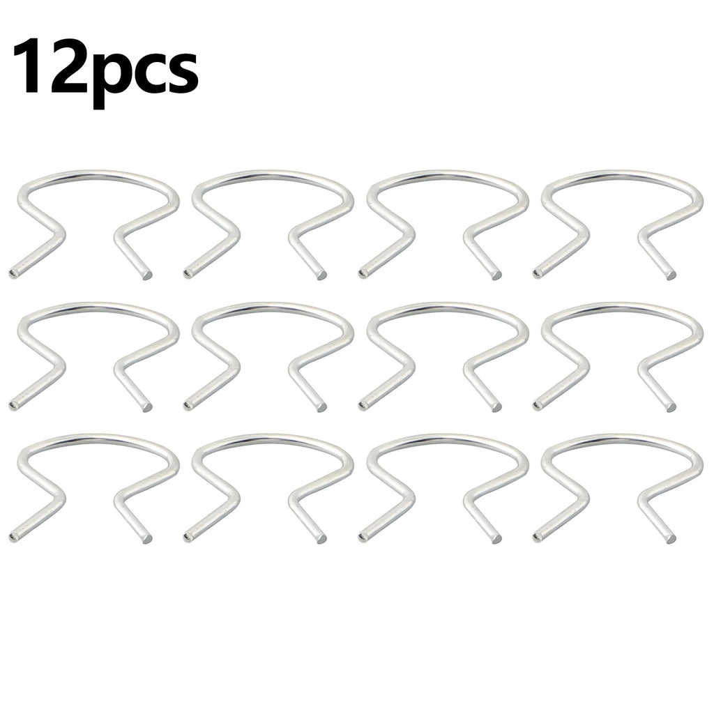 12Pcs Car Door Handle  Crank Retainer Horseshoe Clip Set For Chevrolet For Pontiac Car Horseshoe Clips Replacement Accessories