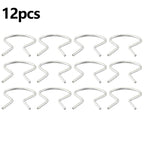 12Pcs Car Door Handle  Crank Retainer Horseshoe Clip Set For Chevrolet For Pontiac Car Horseshoe Clips Replacement Accessories
