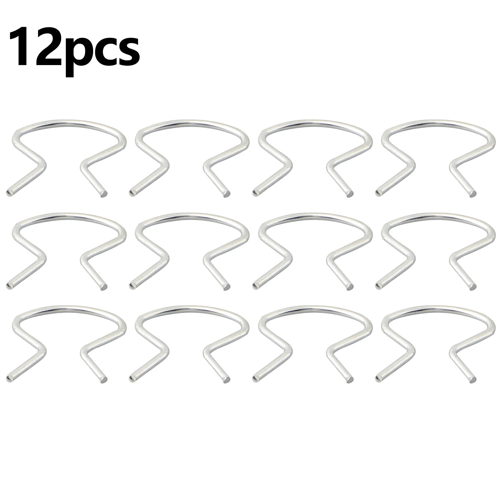 12Pcs Car Door Handle  Crank Retainer Horseshoe Clip Set For Chevrolet For Pontiac Car Horseshoe Clips Replacement Accessories