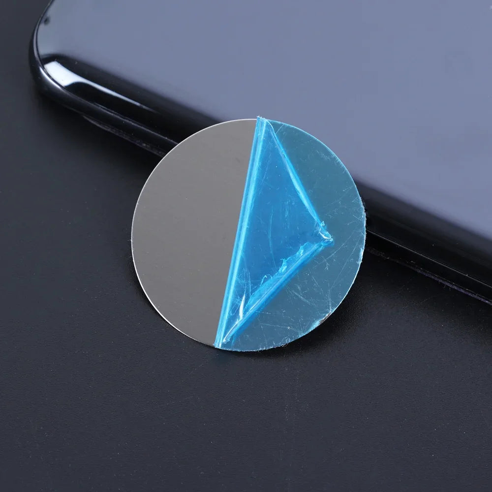 1/20Pcs Magnetic Metal Plate For Magnetic Car Phone Holder Universal Iron Sheet Sticker Stand Mobile Phone Magnet Holder Mount