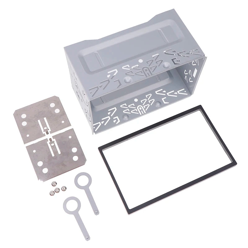 Auto Panel Audio Dash Mount Kit Box Fittings Kit Universal Radio Head Unit Installation Frame