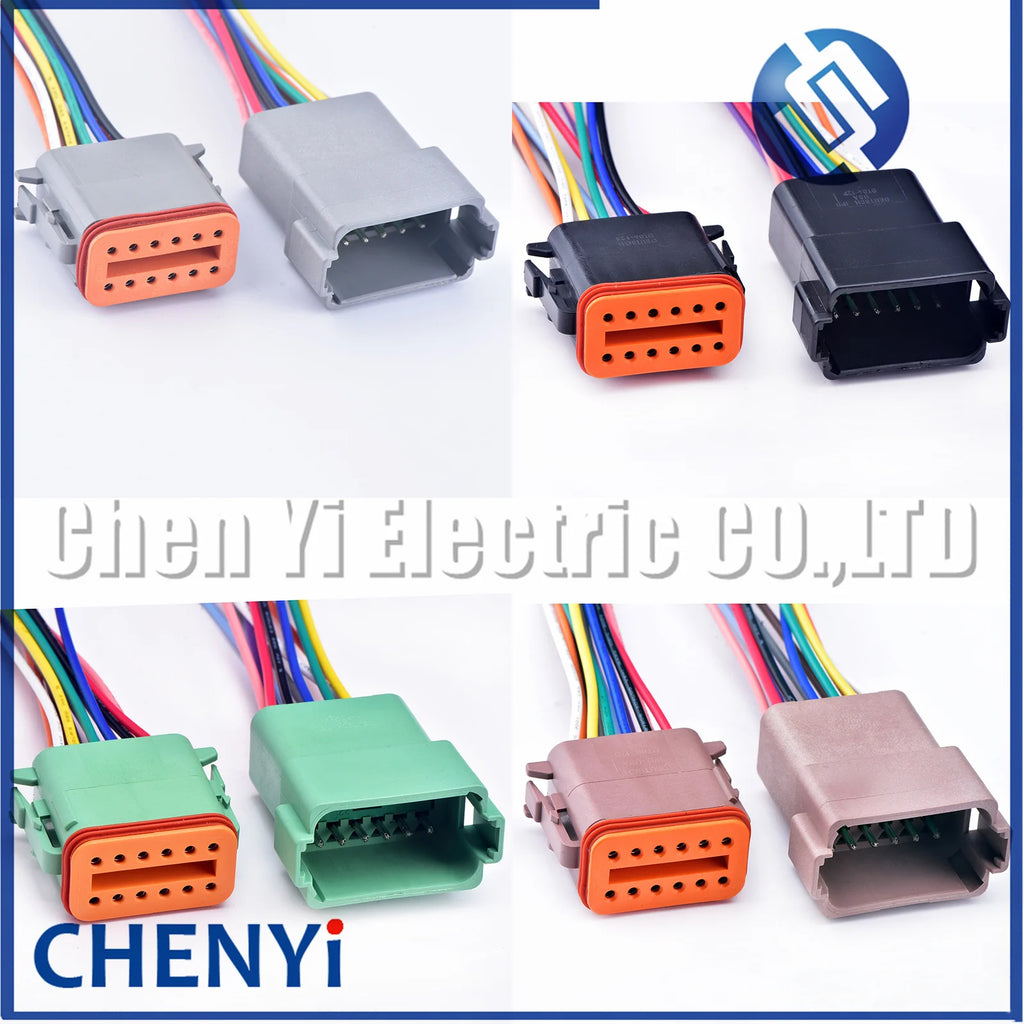 12 Pin auto Waterproof Connector Plug DT06-12SA DT04-12PA DT06-12SB DT04-12PB DT06-12SC DT04-12PC DT06-12SD DT04-12PD with wires