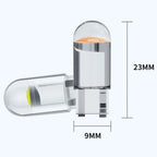 10/5pcs W5W Led T10 Car Light COB Glass 6000K White Auto Automobiles License Plate Lamp Dome Read DRL Bulb Style 12V Universal