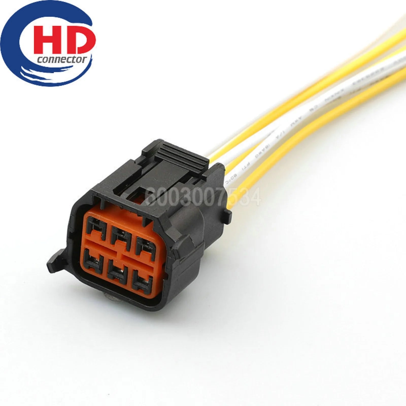 6 Pin Connector Waterproof 2.2mm Series Female Connector Motorcycle Electrical Harnesses Wiring Harness
