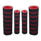4pcs Universal Grip Comfort Sponge Foam Handle Bar Motorcycle Dirt Bike E-bike Grip Cover Non-slip Soft Handlebar Bicycle Part