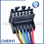 6 Pin Automotive connector socket rear lamp Tail light Wire harness plug 7701477989 7703297051 For Renault Clio II