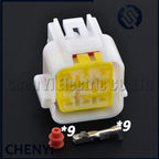 9 Pin white Sealed Waterproof Electrical Auto controller Harness Connector Plug FW-C-9M-B FW-C-9F-B For Inbor Kelly Furukawa