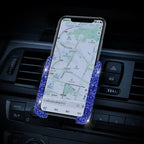 Car Phone Holder Women Diamond Crystal Car Air Vent Mount Clip Mobile Phone Holder Stand in Car Bracket Interior Amagi