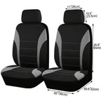 Auto Parts Car Seat Cover Polyester Fabric 5 Piece Set Four Season Universal Airbag Safe Truck Van Front/Rear Cushion amagi