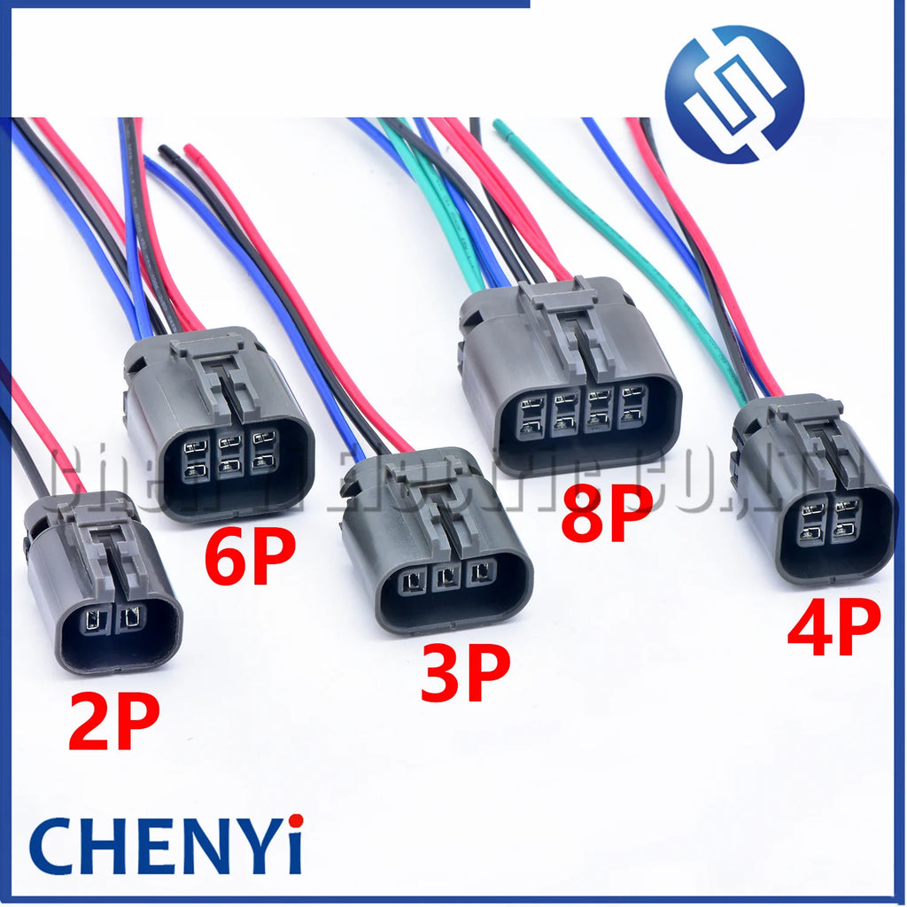 2/3/4/6/8 Pin Waterproof connector Wire harness plug 7223-1824-40 7223-1834-40 7223-1844-40 7223-1864-40 7223-1884-40 For Nissan