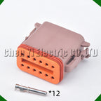 12 Pin Waterproof Connector Plug DT06-12SA DT04-12PA DT06-12SB DT04-12PB DT06-12SC DT04...