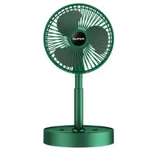 Retractable Small Electric Fan USB Charging Portable Foldable Mini Fan High Duration Low Noise for Home Office Amagi