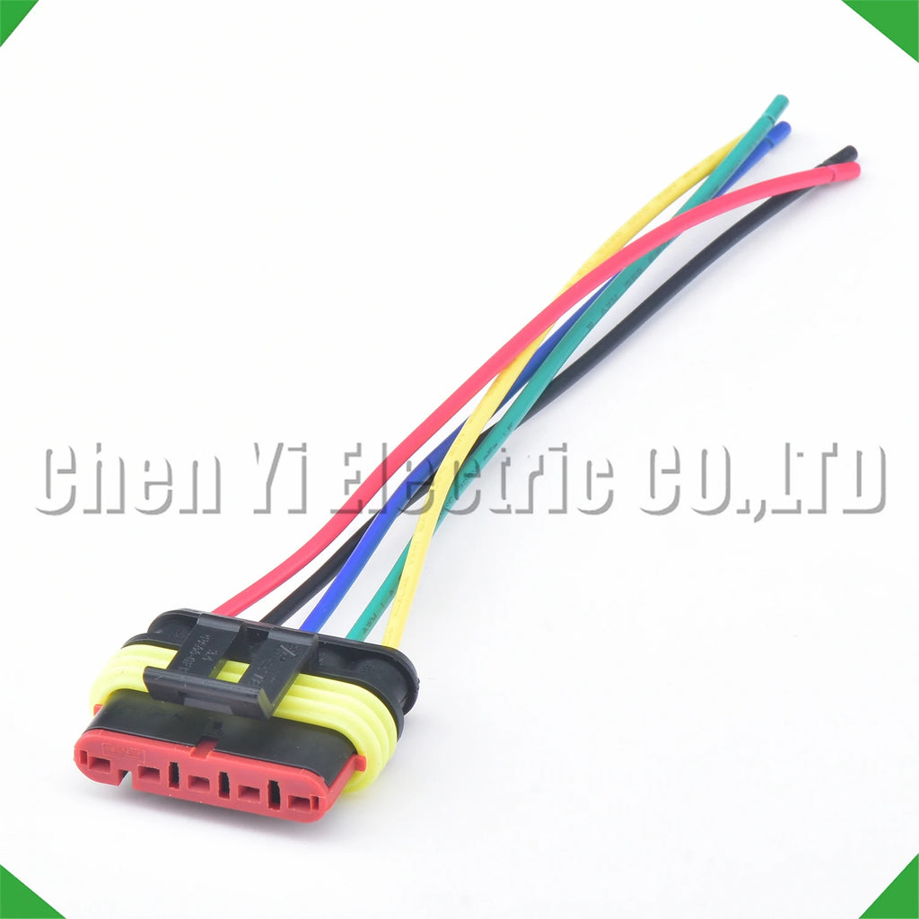 5-Pin Connector Automotive waterproof connector Black Accelerator pedal sensor