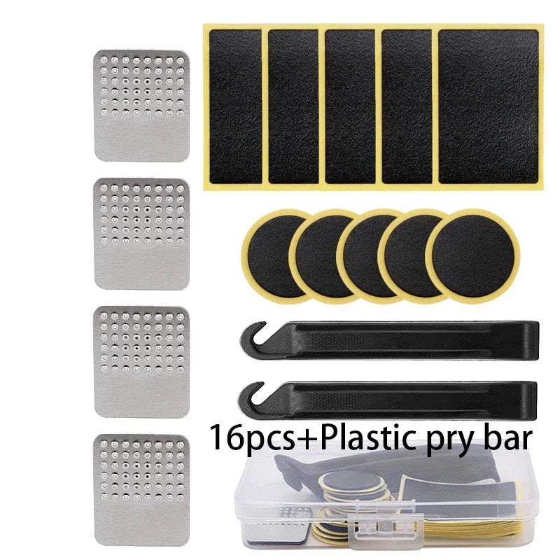 Quick-Fix Glue-Free Bicycle Tire Repair Patche 1/30/50pcs Durable Protection for Mountain Road Bikes with Easy Application amagi