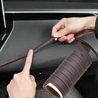 Universal Car Mouldings Trim Pu Leather Braid Decorative Line Strip For Door Dashboard Sticker Car Interior DIY Strips New Style