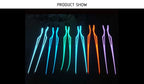 Light Up Your Ride Motorcycle LED Warning Strip with Multicolor Reflective Lights Light Film DIY Helmet Strip Accessories