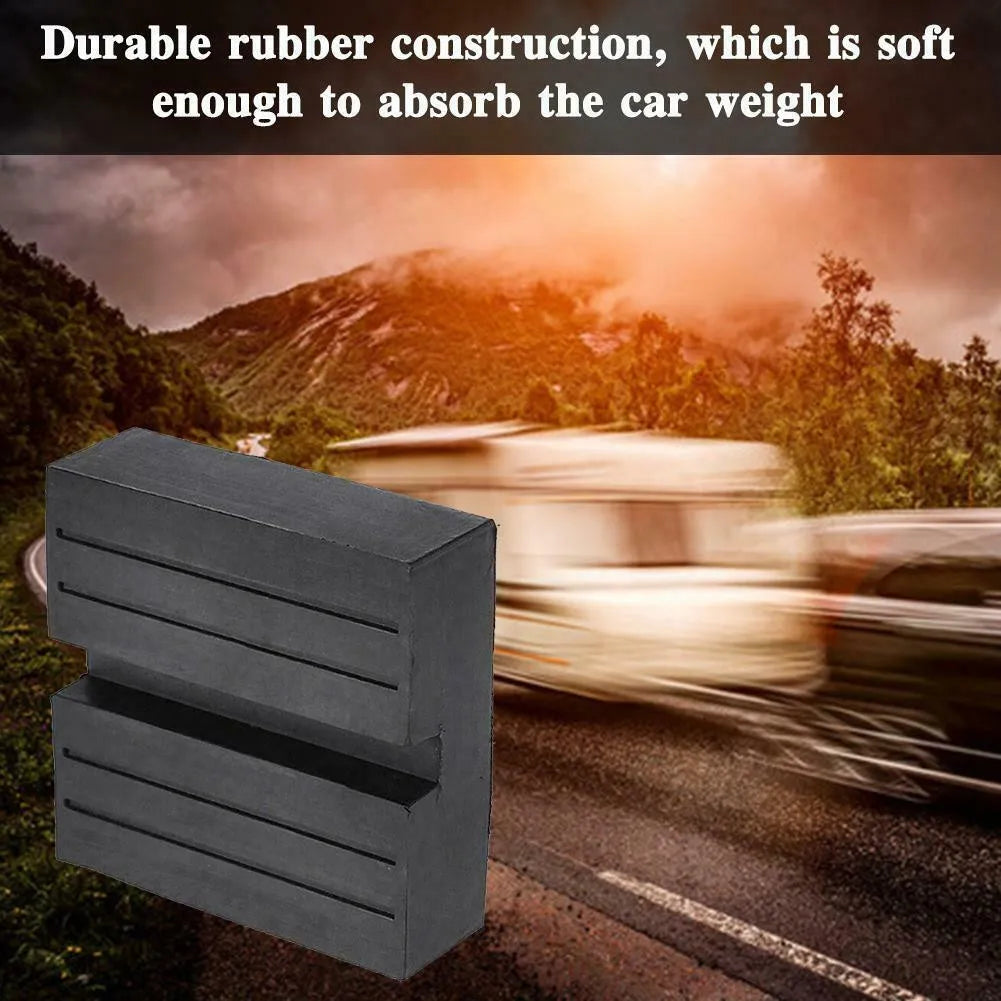 1/2pcs Beam Rubber Support Block Scissor Car Lift Pad 70x70x25mm Car Jack Rubber Cushion Square Rubber Cushion Booster Cushion