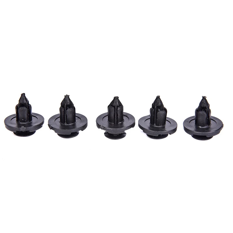 100Pcs Plastic Car Trim Clips Rivet Door Panel Retainer Fastener Mud Flaps Push Plastic Fastener Clips