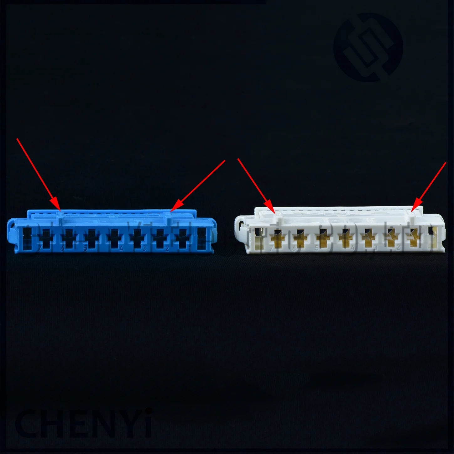 7 Pin Automotive connector Car Tail light harness plug 2-2208170-1 3-2208170-1 A2055451726 A2055451826